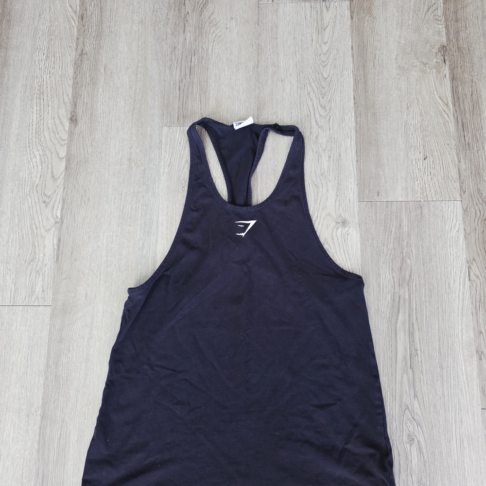 Gymshark black mens Racerback Tank Top